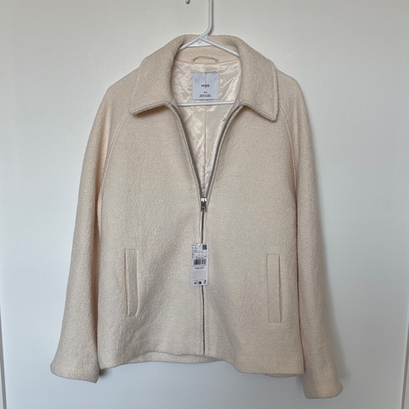 Mango Jackets & Blazers - Mango Cream Wool Jacket, new with tags